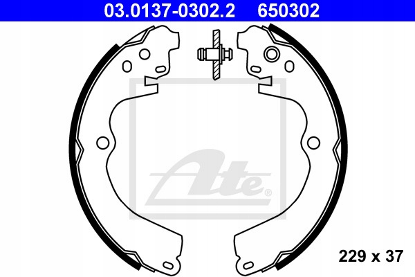 SET PADS BRAKE 03.0137-0302.2 