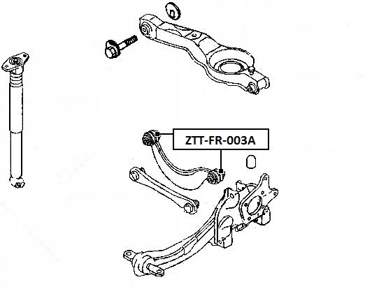 MANCHON BRAS DE SUSPENSION FORD FOCUS I II 98-07 C-MAX CAP RADIO NIEZBEDNIK CONDUCTEUR #13