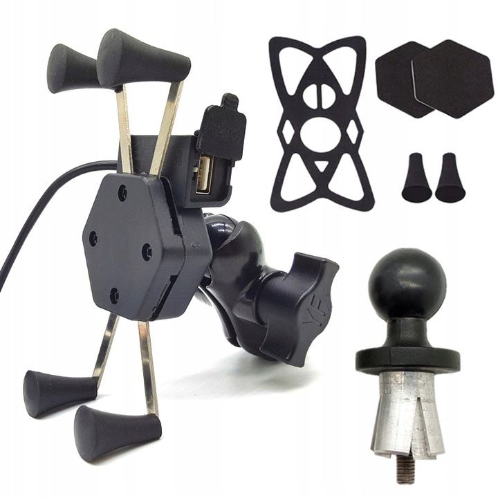 SOPORTE AL TELÉFONO USB 2.1A PARA MOTOCICLETA MC7CL-03 