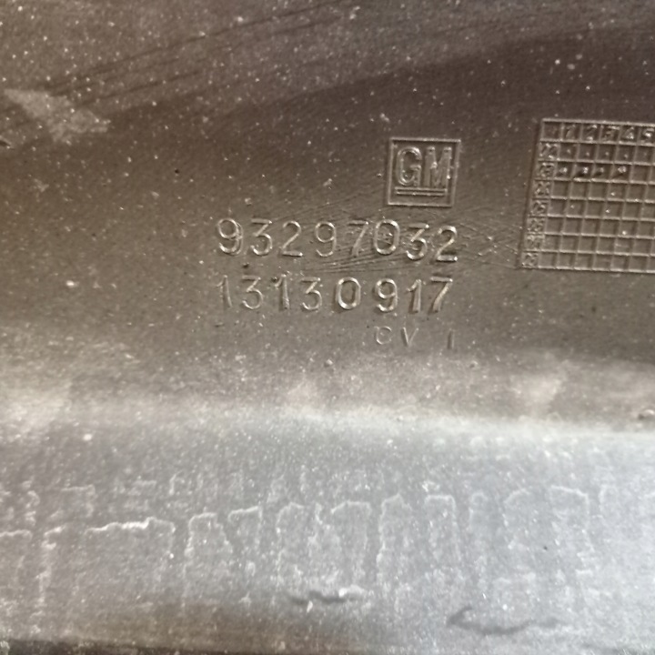 13130917 PARE-CHOCS ARRIÈRE ARRIÈRE OPEL MERIVA A PEINTURE Z20R