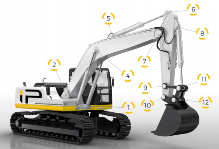 KIT SILENT-BLOC JOINTS D'ÉTANCHÉITÉ BOBCAT E14 E16 E17 E19 POZ 9