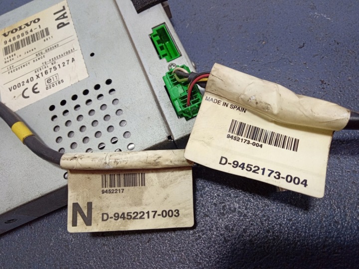 VOLVO S80 I CONTRÔLEUR MODULE TV 9489854-1