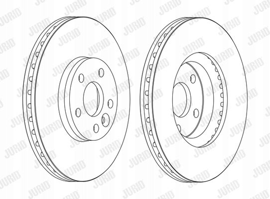 DISCOS JURID PARTE DELANTERA FORD S-MAX 