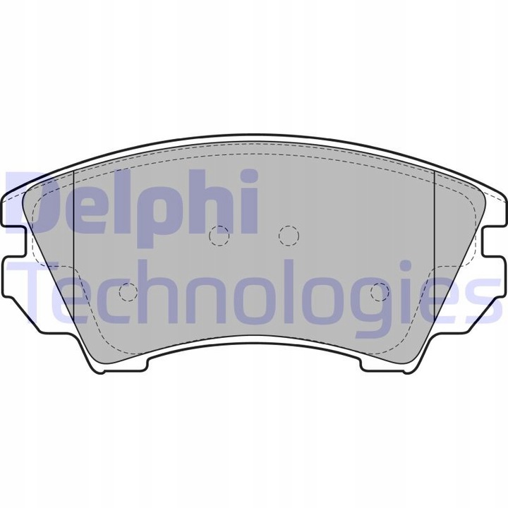 ZAPATAS DE FRENADO DELPHI LP2081 