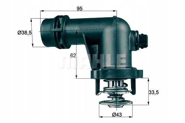 TM 15 105 TERMOSTATO BMW 105C E46 1,6 1,8 MAHLE 