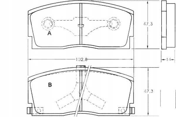 TRINKELĖS STABDŽIŲ DAIHATSU CHARADE 87-93 A.B.S. nuotrauka 2