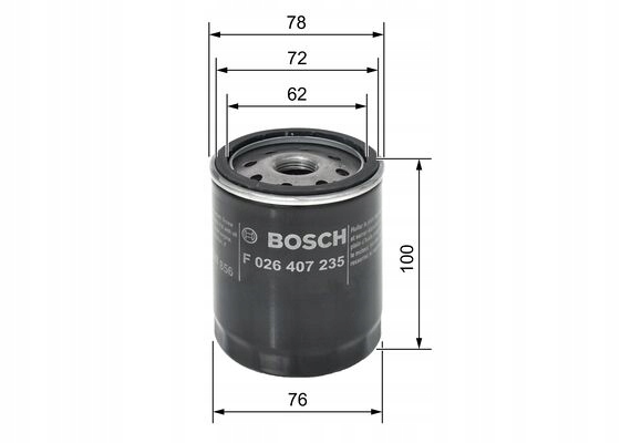 FILTRE HUILES BOSCH F 026 407 235