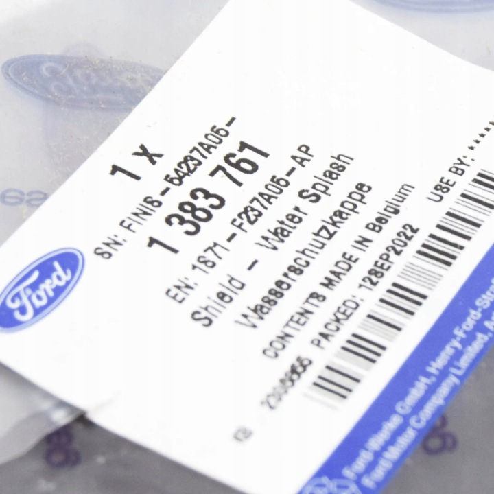 FORD MONDEO MK3 PROTECTION PRZECIWBRYZGOWA PORTES AVANT GAUCHES 1383761