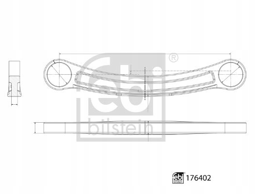 FEBI BILSTEIN Wahacz/Drążek reakcyjny FE176402