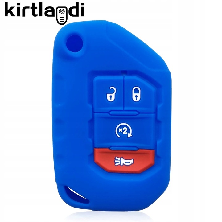 2/3/4 BUTTON SILICONE KEY CASE CAR KEY CASE FOR JEEP WRANGLER JL JLU~9450 photo 1 - milautoparts-fr.ukrlive.com