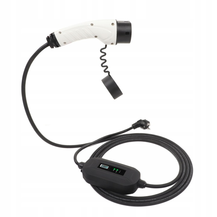 IEC 62196 CÂBLE ADOWANIA TYPE 2 EV MONITEUR LCD 16A 3,6 KW 0U
