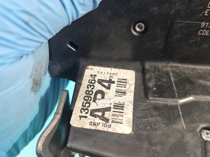 SERRURE ARRIÈRE GAUCHE 13598364 OPEL INSIGNIA B