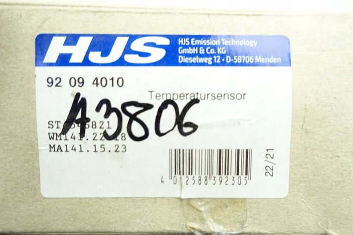 SENSOR TEMPERATURA GASES DE ESCAPE 03L906088 AK M CC HJS 