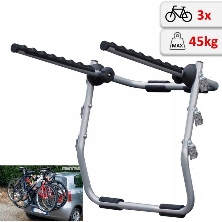 MALETERO BICICLETAS AL TAPA DE MALETERO PERCHERO BIKI PARA SEAT IBIZA V HATCHBACK DE 2017 