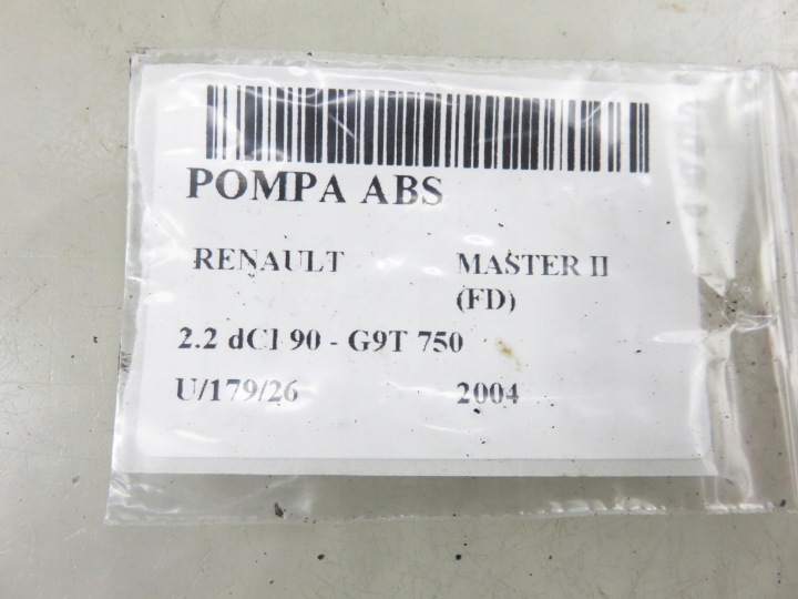 POMPE ABS RENAULT MASTER II (FD) 54084698C 13664106