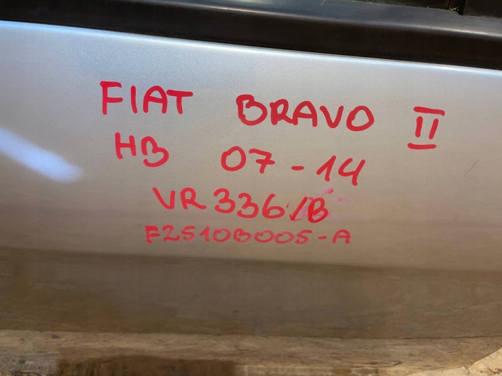FIAT BRAVO II 2 07-14 HAYON PORTES DROIT ARRIÈRE ARRIÈRE VR 336/B 336B