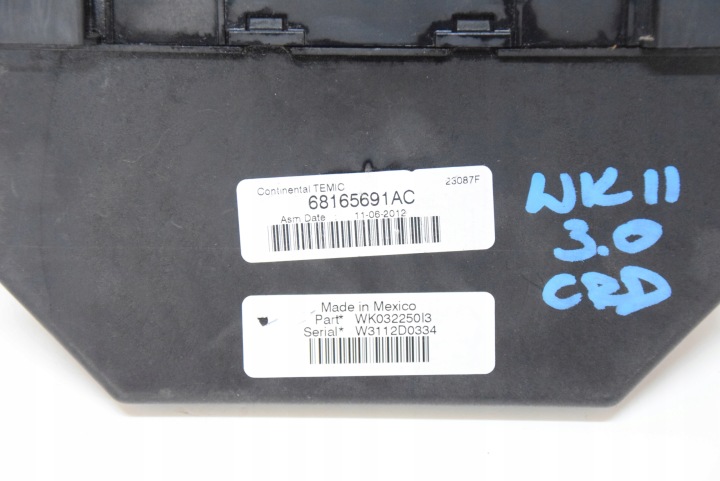JEEP GRAND CHEROKEE WK2 BOÎTE FUSIBLES MODULE 68165691AC