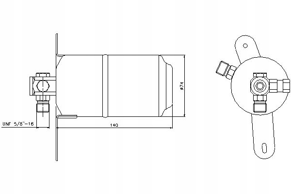 DÉSHYDRATEUR AIR MERCEDES EKLASA W210 95 PCS