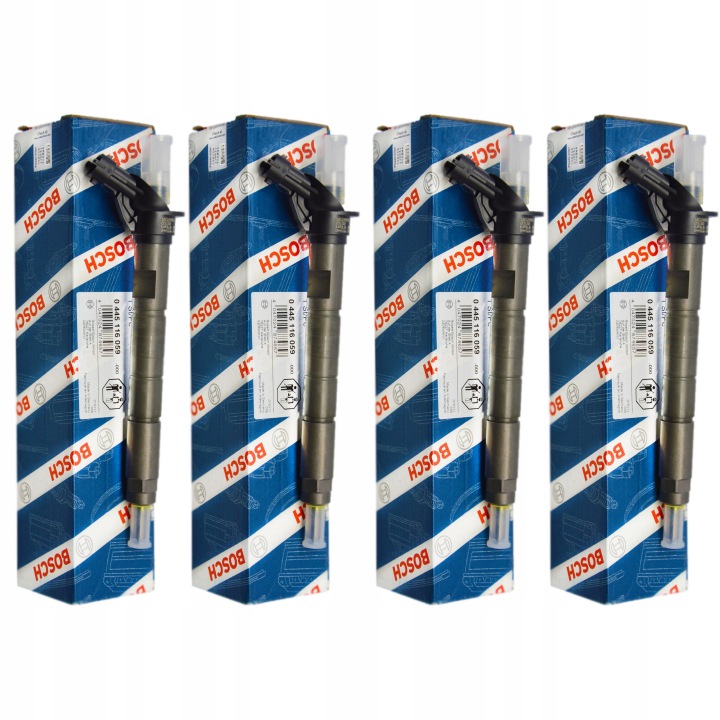 INJECTEUR 4 PIÈCES 0445117036 IVECO CITROEN PEUGEOT 3.0 NEUF BOSCH