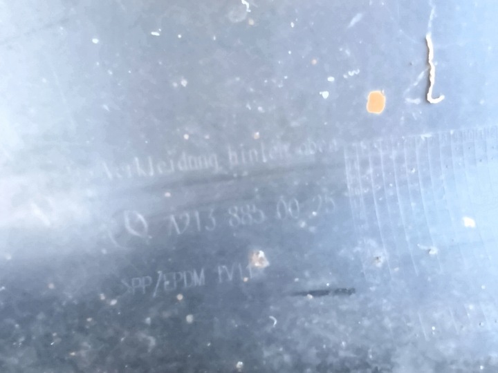 MERCEDES W213 213 BERLINE PARE-CHOCS ARRIÈRE ARRIÈRE ARRIÈRE A2138850025