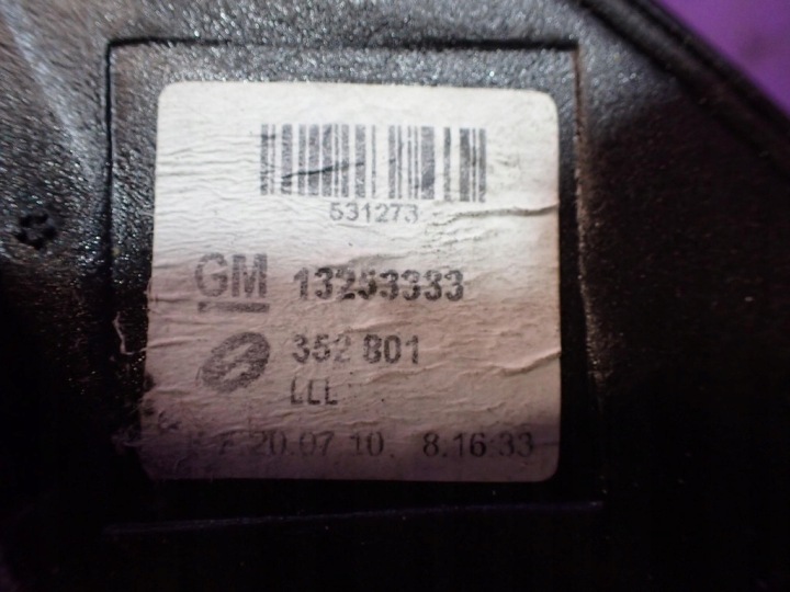 OPEL SIGNUM HAYON 5D 03-05 RÉTROVISEUR GAUCHE ÉLECTRIQUE 13253333 Z163 5 GOUPILLE