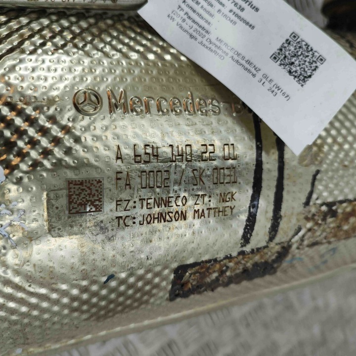 CATALYSEUR MERCEDES-BENZ GLE (W167) A6541402201 24677638 3.0L 243KW 2022