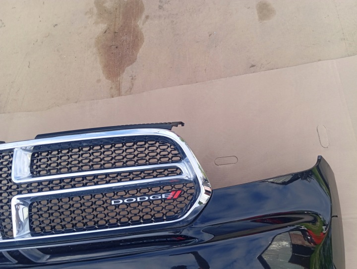 DODGE DURANGO III 14-20 PARE-CHOCS AVANT AVANT JEU EN BON ÉTAT NOIR PXR ENTIER