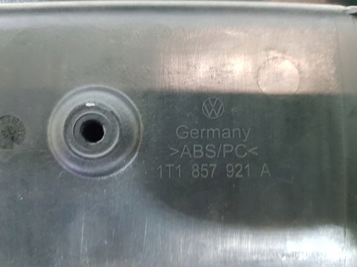 GRILLES CONDUIT D'AIR BOÎTE À GANTS VW TOURAN 1T1857921A