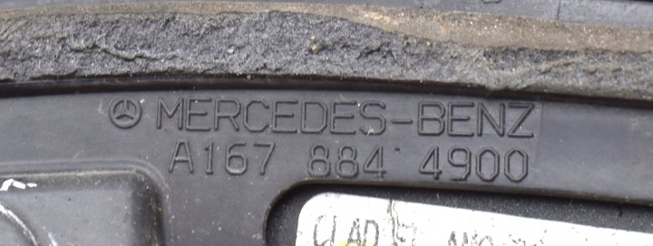 MERCEDES GLS X167 AMG GAUCHE MOULURE GARDE-BOUE AVANT AVANT ORIGINE A1678844900