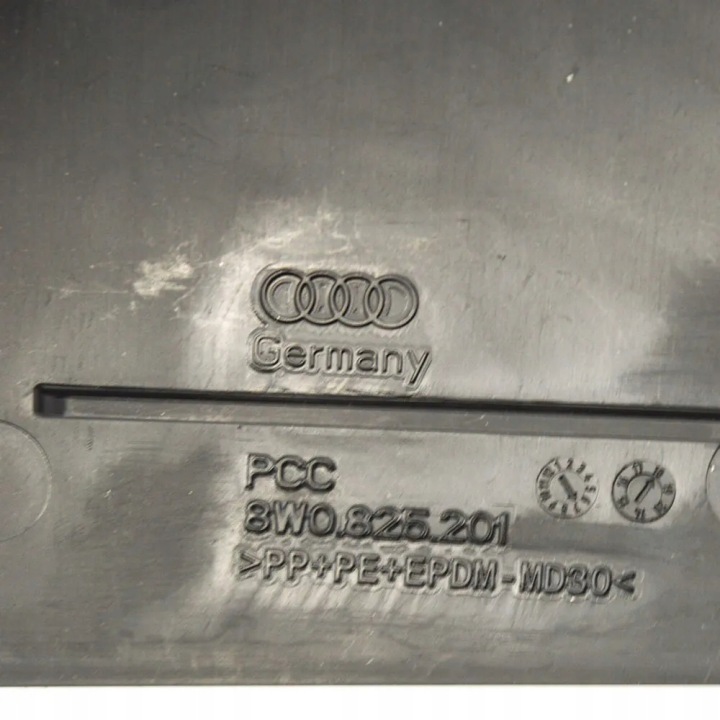AUDI A4 B9 AVANT GAUCHE CÔTÉ PROTECTION CHÂSSIS 8W0825201 ORIGINALE