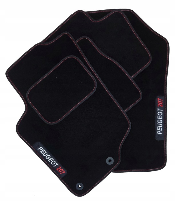 PEUGEOT 207 DE 2007-2012 ALFOMBRILLAS DE FELPA PARA AUTO HAFT 