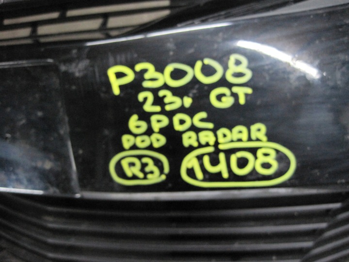 PARE-CHOCS AVANT PEUGEOT 3008 GT 6 PDC 23R AVANT