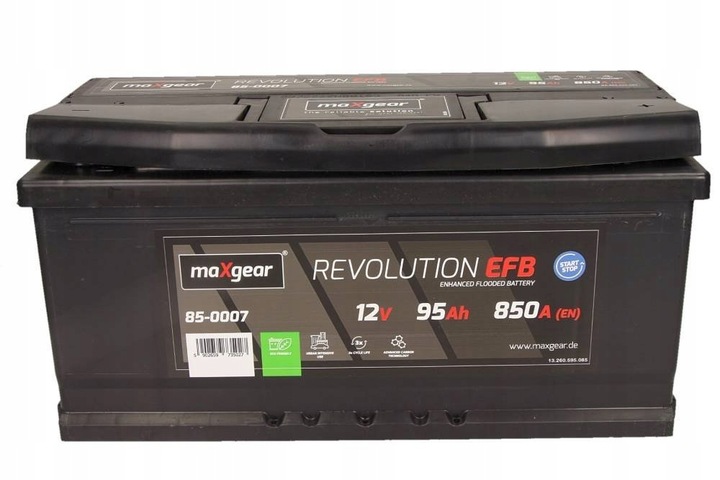 BATERÍA 12V 95AH/850A L- 353X175X175 EFB PARA POJAZDOW CON START/STOP 