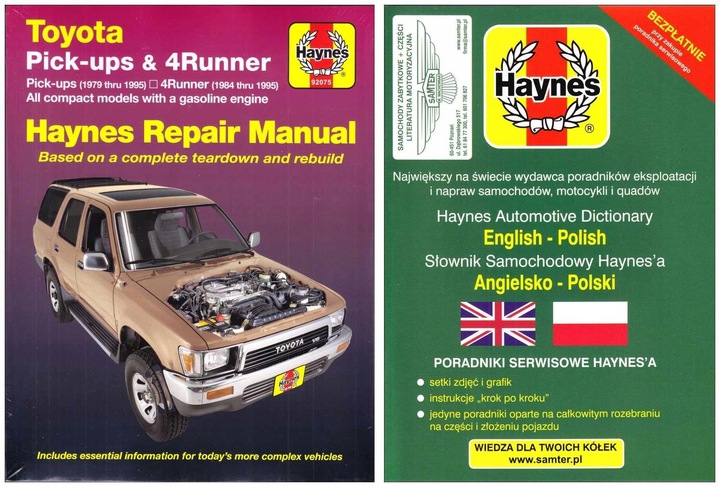 TOYOTA PICK-UP 4RUNNER (1979-1995) MANUAL REPARACIÓN HAYNES +GRATIS 24H 