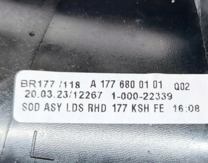 PROTECTION COMMUTATEUR FEUX MERCEDES-BENZ CLA COUPÉ (C118) A1776800101 24248411