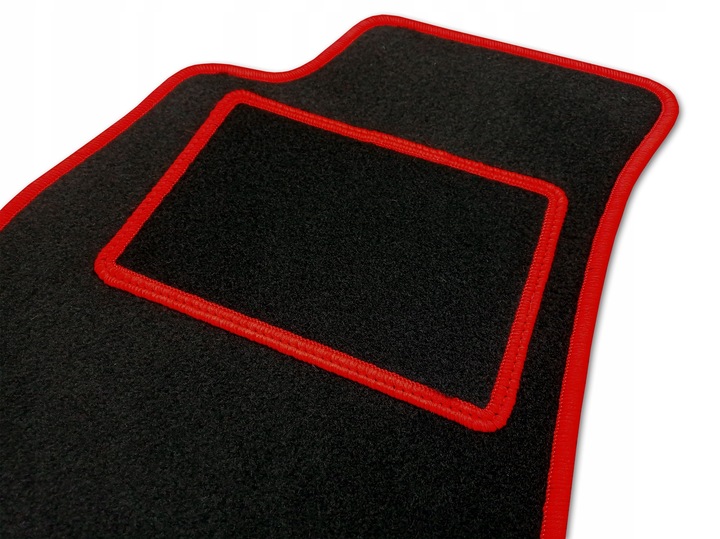 ALFOMBRILLAS ESCOBILLAS DE FELPA PARA CHRYSLER 300M (1998-2004)CZERWONE FORRO 