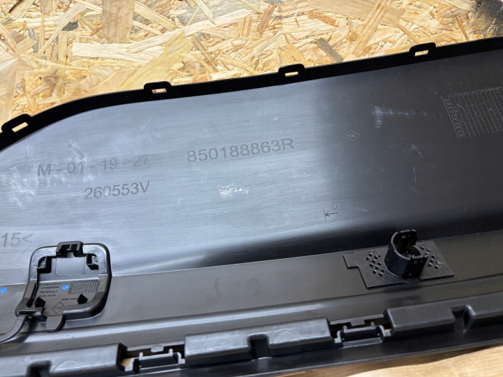DACIA SANDERO III SPOILER ARRIÈRE PARE-CHOCS NEUF ORIGINAL 850188863R