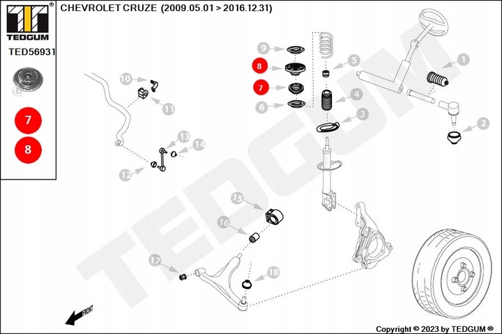 SOPORTE AMORTIGUADOR PARTE DELANTERA GORNEGO IZQUIERDA DERECHA COJINETE CHEVROLET OPEL 