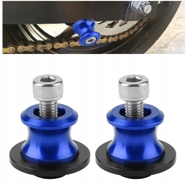 ROULEAUX BRAS DE SUSPENSION SOUS SUPPORT BLEU 2PCS MOTOCYCLETTE CNC