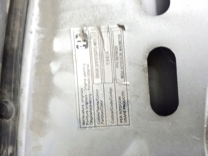 2006 FIAT CROMA CAPOT 735360334
