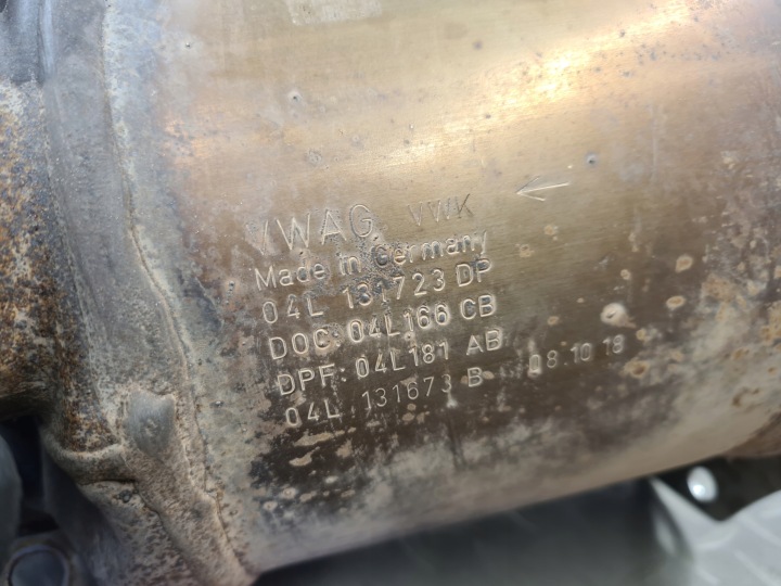 FILTRE PARTICULES DURES FAP CATALYSEUR 04L131723DP SUPERB III 2.0 TDI VW