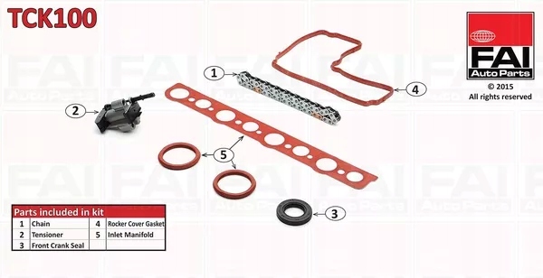 TCK100 JUEGO CADENA DISTRIBUCIÓN FAI AUTOPARTS 