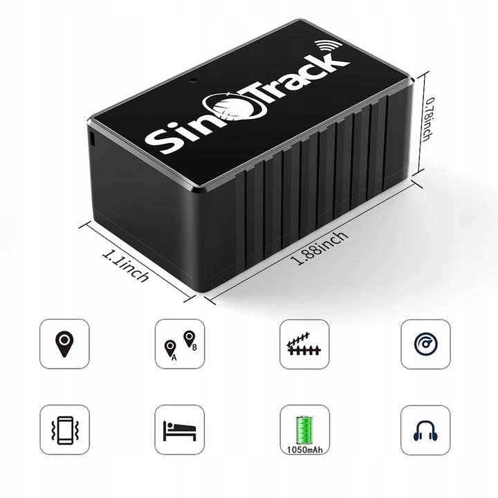 MINI LOCALIZADOR GPS TRACKER SINOTRACK ST903 PODSLUCH 15 DNI 1050MAH APP 