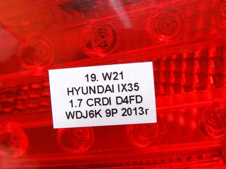 PHARE DROITE DROIT ARRIÈRE ARRIÈRE DANS COUVERCLE DE COFFRE 92406-2Y0 HYUNDAI IX35