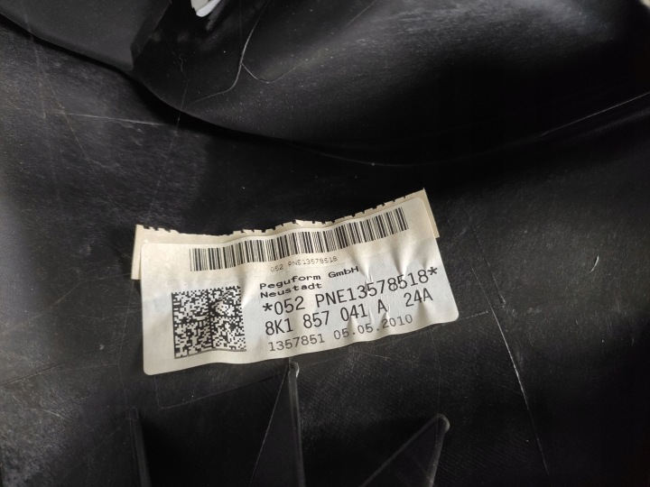 PLANCHE COCKPIT CONSOLE AUDI A4 B8 8K1857041A 24A