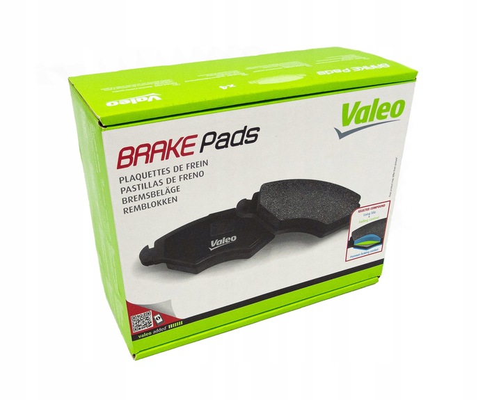 PADS BRAKE VALEO 301780 