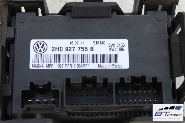 VW AMAROK CONTRÔLEUR MODULE BOÎTES INSTRUMENTATION 2H0927755B 2H0927755C 2H0927