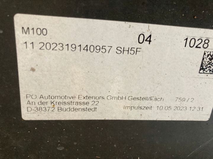 SEAT TARRACO FR R LINE PARE-CHOCS ARRIÈRE ARRIÈRE 5FJ807421B
