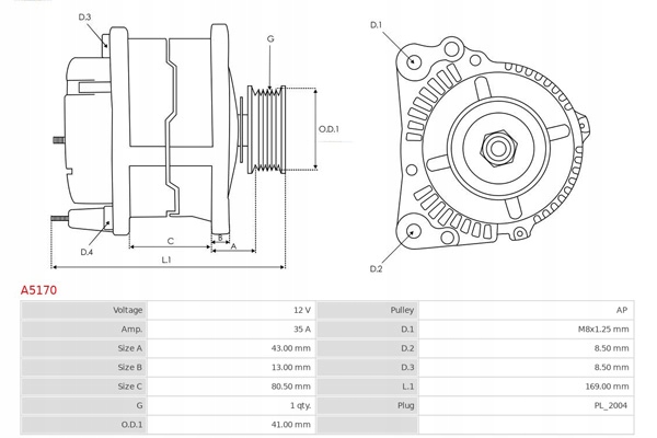 NISSAN H15 H20 H25.TCM FG 20 AS-PL #PETROLHEAD PRO+ KIT4