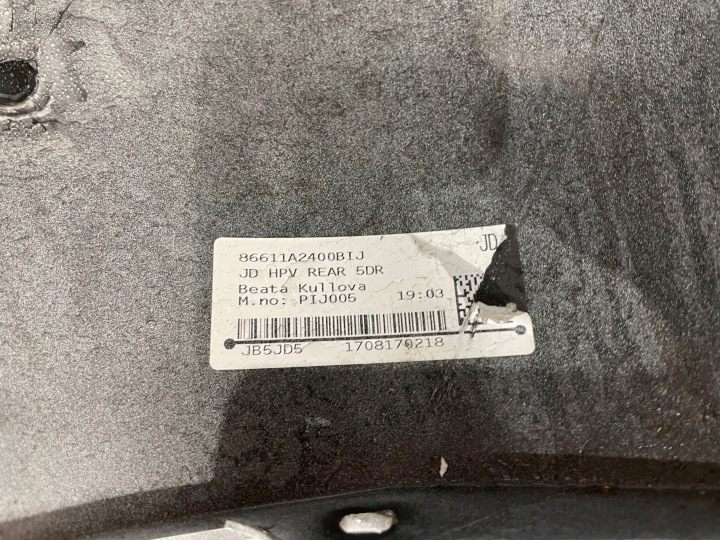 KIA CEED PROCEED II 2 JD 13-18 HAYON GT-LINE PARE-CHOCS ARRIÈRE ARRIÈRE